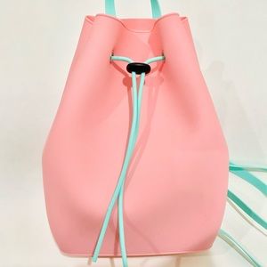 Pastel Pink Kawaii Yummy Gummy Silicone Backpack